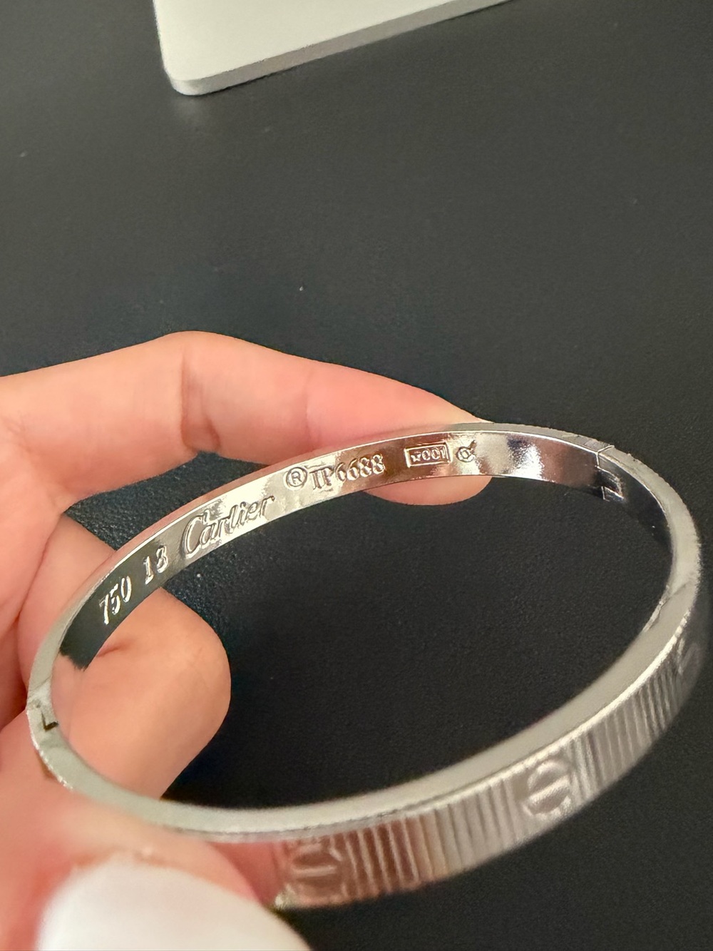 Cartier Silver Bangle - Picture 5 of 15
